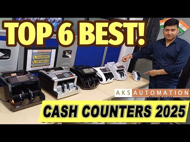 Top 6 Best Cash Counting Machine in India (2025)  Upgrade Your Business with @AKS-AUTOMATION