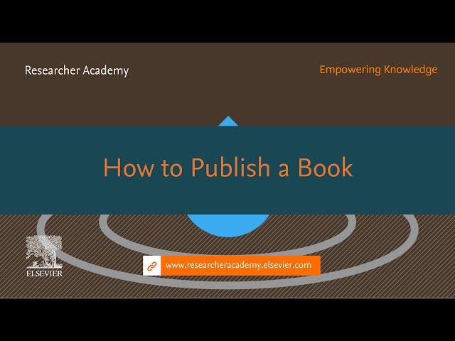 How to Publish a Book