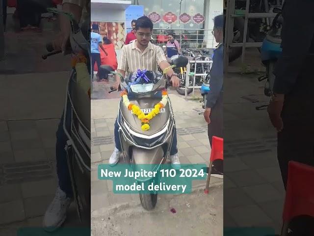 New TVS Jupiter 110 delivery with Guard #jupiter #tvs #newlaunch #pune #tvsjupiter110