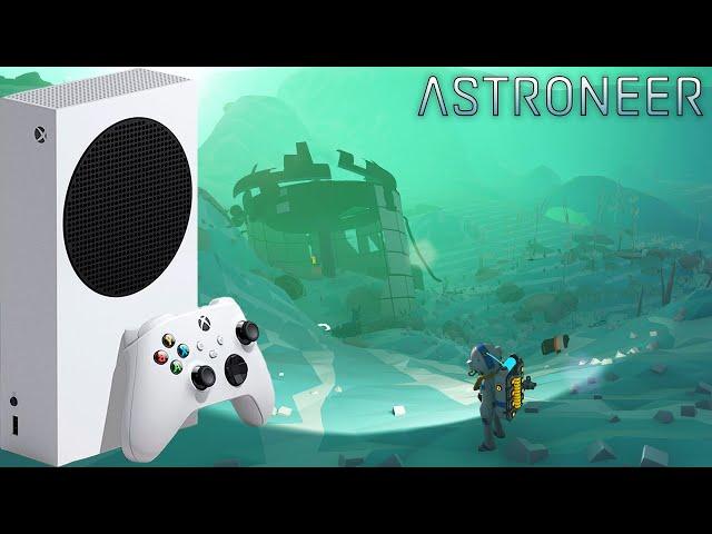 Astroneer Xbox Series S Геймплей 30 FPS