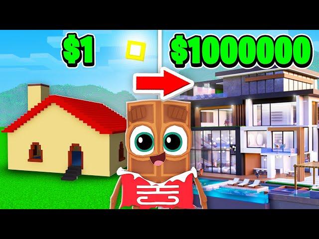  ДОМ за $1 против ДОМА за $1.000.000 в ROBLOX ! ЧОКО