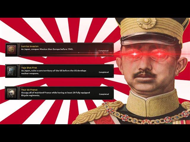 HoI4 Guide - Japan: Sunrise Invasion - Tojo Shot First - Tour de France Achievement - La Résistance