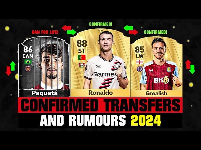 FIFA 25 | NEW CONFIRMED TRANSFERS & RUMOURS!  ft. Ronaldo, Paqueta, Grealish... etc