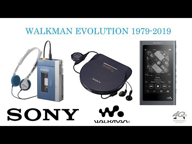 SONY Walkman evolution 1979-2019