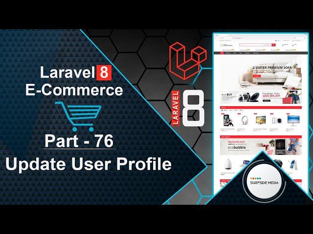 Laravel 8 E-Commerce - Update User Profile