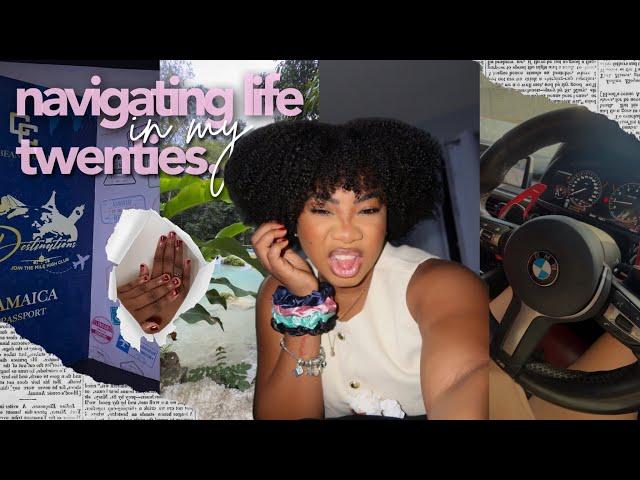 VLOG: navigating my 20s ᥫ᭡ natural haircut, nights out, productive days etc...