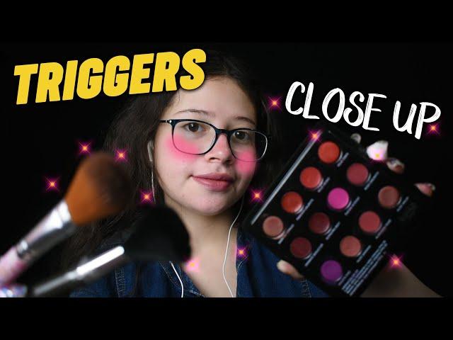 ASMR MAKE UP triggers VERY  Close up  VIVI ASMR