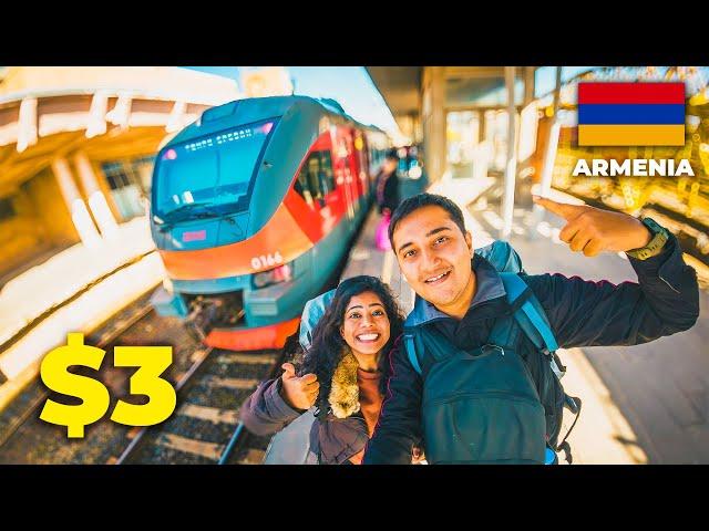 TRAIN TRAVEL IN ARMENIA (Yerevan to Gyumri)