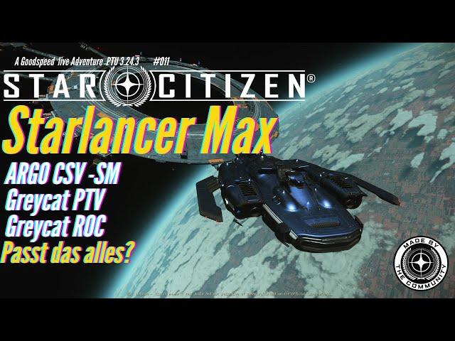 Star Citizen | PTU 3.24.3 Passt da eigentlich was rein? Starlancer Max Fahrzeug Kurztest| # 011