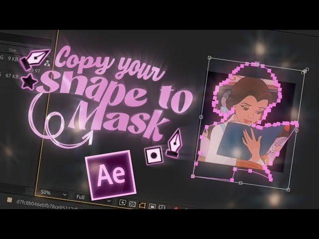 COPY SHAPE LAYER  TO MASK In After effects! | Easy Tutorial