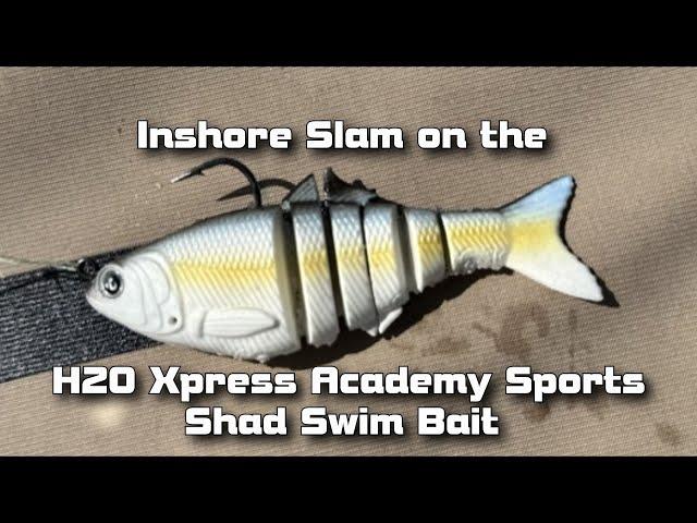 Inshore Slam on One Swim Bait, RedFish, Trout, Flounder