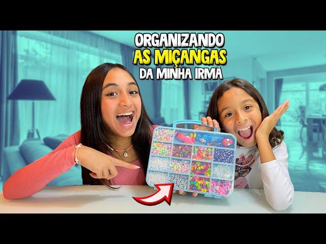 ORGANIZANDO A MALETA DE MIÇANGAS DA MINHA IRMÃ | O MUNDO DE LARISSA