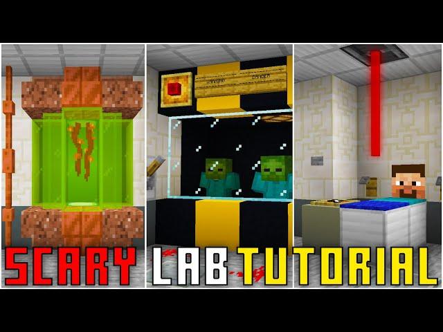 Minecraft Tutorial: Scary Horror Laboratory