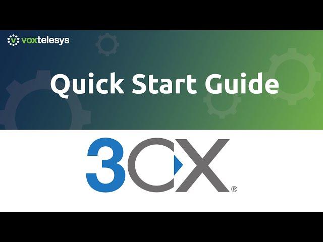 3CX Quick Start Guide - Inbound Rules (Version 16)