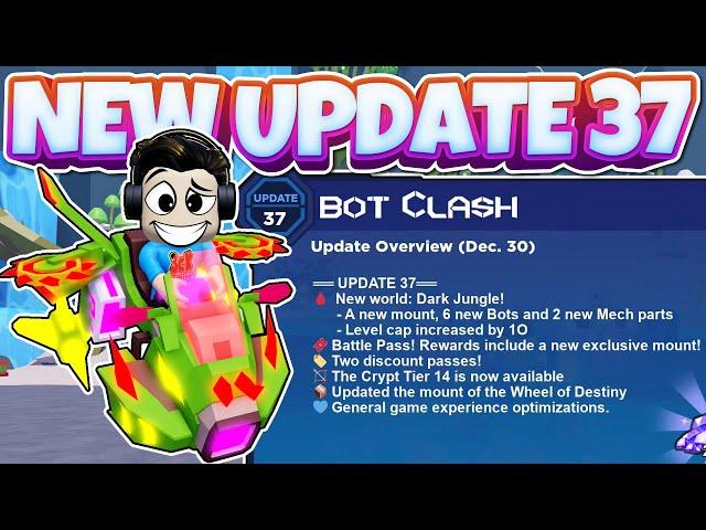 *NEW* Bot Clash Update 37 - Holiday Event, New world Dark Jungle, New Bots and Mech parts & More