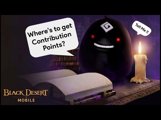 7 Tips to Get Contribution Points - Black Desert Mobile