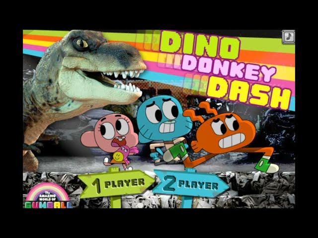 Gumball: Dino Donkey Dash (1P)  (No Level Skips) Speedrun