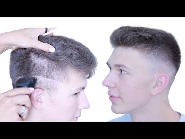 Men's Youth haircut with a smooth transition Fade in 40 minutes Eva Lorman