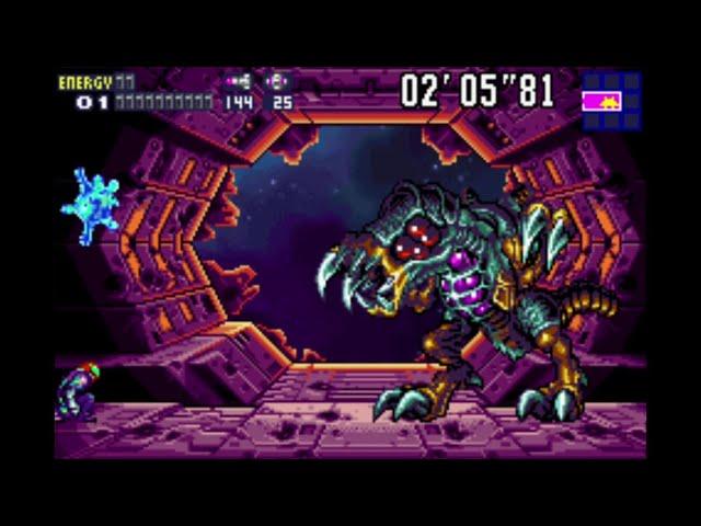 Metroid Fusion - Final Boss: SA-X / Omega Metroid (No Damage)