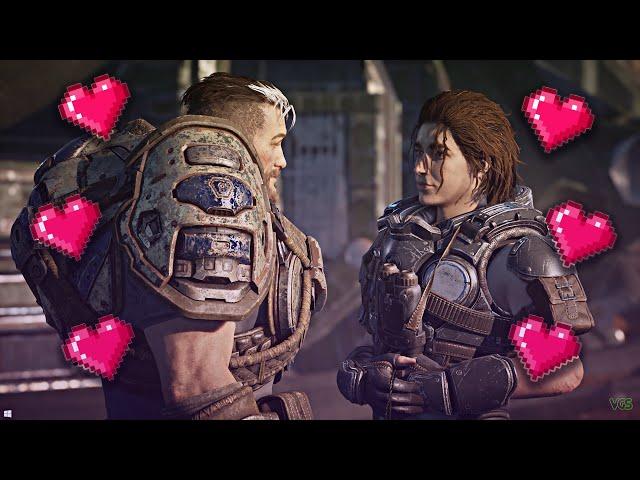 Gears Tactics - Gabe Diaz and Reyna Torres Romance // All Character Scenes