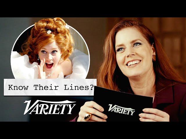 Does Amy Adams Know Lines From Her Biggest Films?