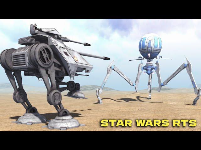 ULTIMATE STAR WARS MOD: Clone Troopers vs CIS Battle Droids | Men of War: Assault Squad 2