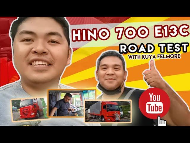 Road test before Pull out.. HINO 700 wingvan with kuya Felmore again!