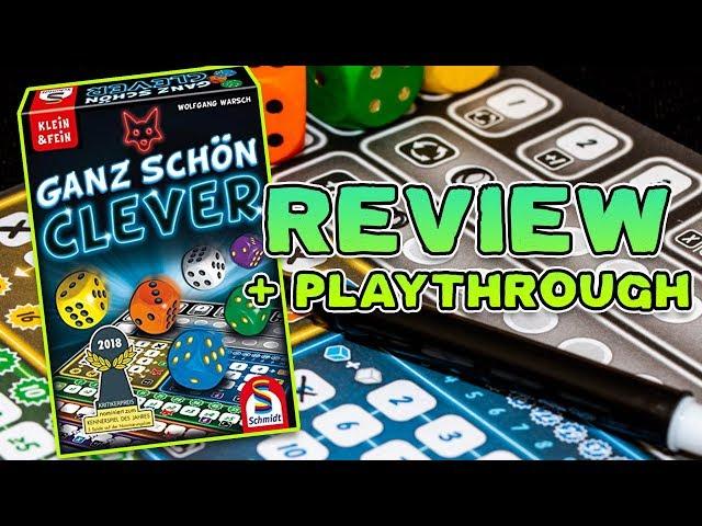 Ganz Schön Clever! / That's So Clever! Board Game Review & Playthrough