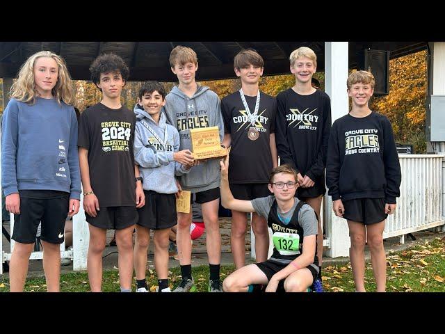 2024 PIAA District 10 Jr. High Boys Cross Country Championships, Union City, PA