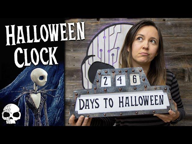 DIY Halloween Props - Clock from Nightmare Before Christmas