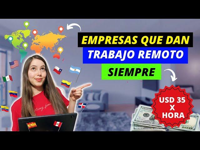 Gana $35 x hora Trabaja Desde Casa y gana dinero en internet sin experiencia con estas empresas