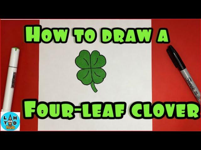 How to Draw a Four-Leaf Clover