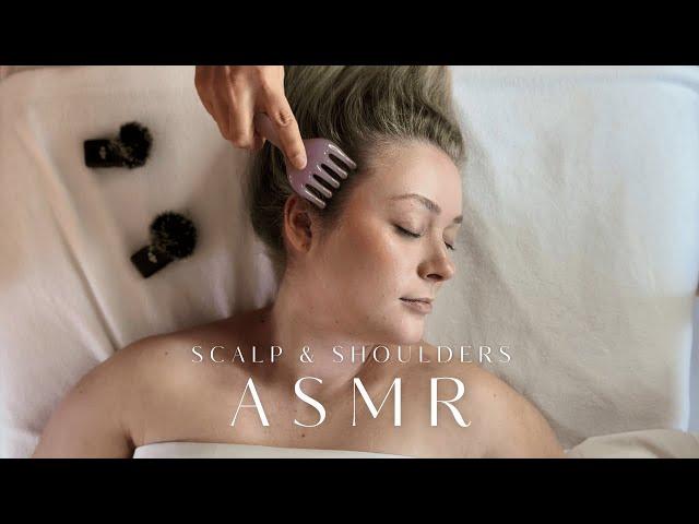 ASMR Hairplay and Swedish Massage w/Morgan [With and Without Rain Sounds] [No Talking]