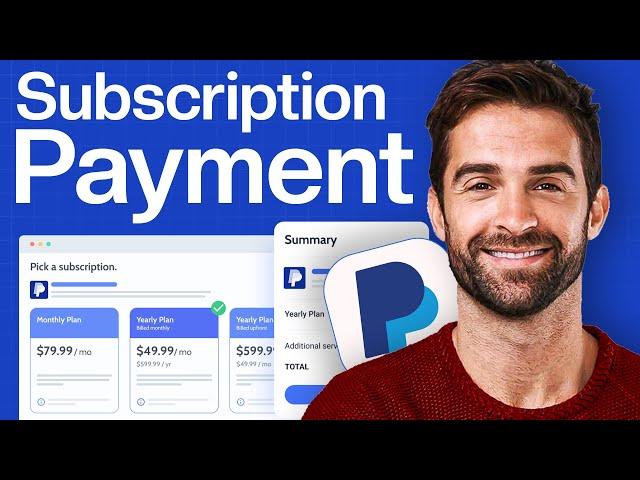 How To Set Up Recurring Payments (2025) | Set up PayPal Subscription Payment Tutorial