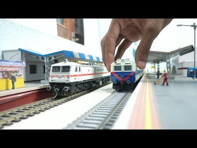 MEMU Model Train in Ho Scale ● Indian Railways Local Train #memu