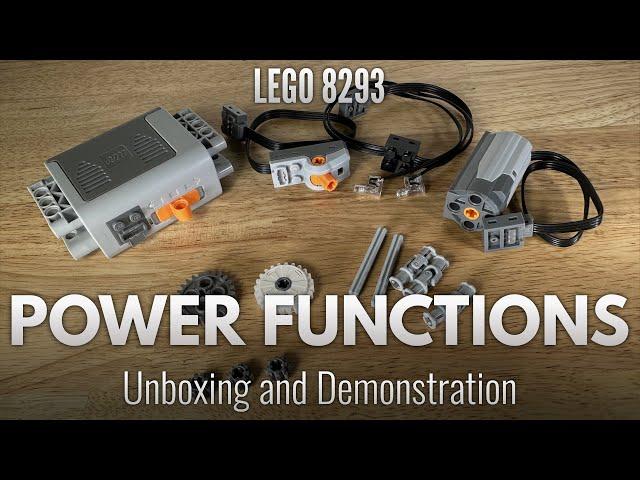 LEGO Power Functions set 8293: Unbox and Demonstration