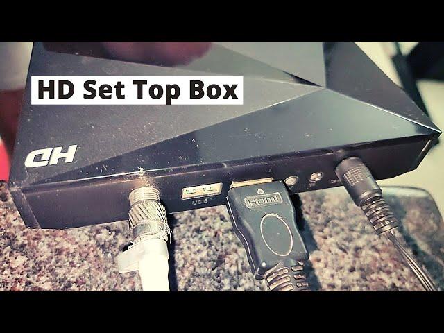 HD Set top box setup guide || How to Connect a HD Set top box to LED TV // HD Set top box setup