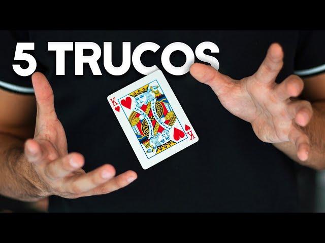 5 TRUCOS DE MAGIA CON CARTAS