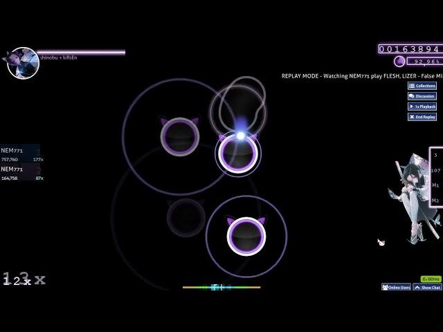 FLESH, LIZER-False Mirror osu!