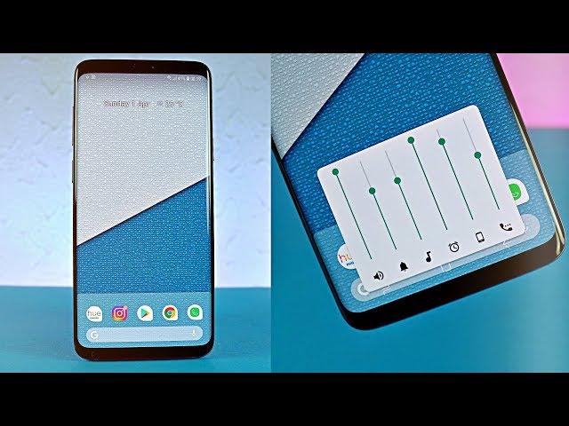 Samsung Galaxy S9 - Android P 9.0 LOOK!