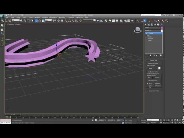 3D Max KF - Модификатор Sweep