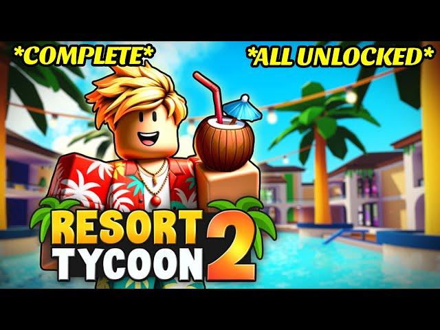 I FINISHED TROPICAL RESORT TYCOON 2 ROBLOX