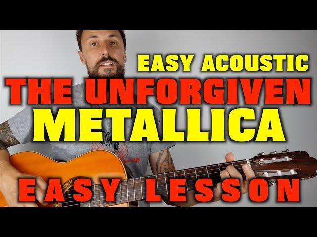 Easy Acoustic Metallica The Unforgiven