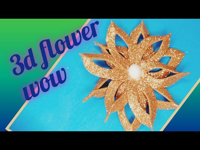 how to make 3d flower#flowers ||flower tutorial||zenith creation||