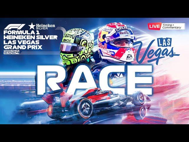 LIVE F1 Race Las Vegas GP 2024 Strip Circuit Data + Formula 1 Commentary