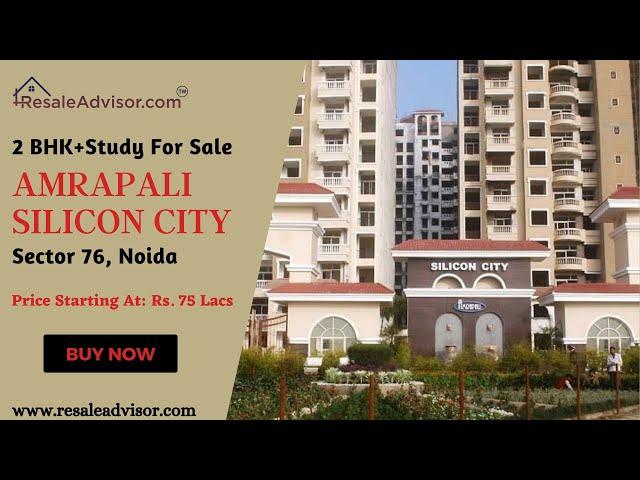 Amrapali silicon city Sector 76, Noida | 2 BHK Flat For Sale | Luxury Flat | Resaleadvisor.com