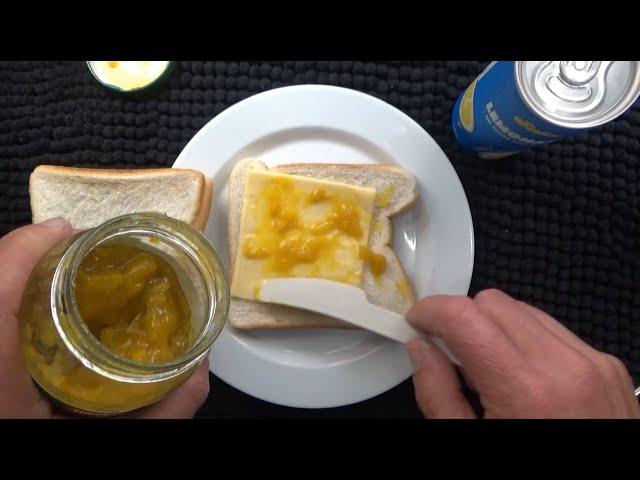 ASMR - Whispering While Eating a Cheese Sandwich (plus Mustard Pickles) - Australian Content