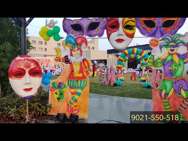 Carnival setup for corporate companies , school function ,carnival theme party decoration