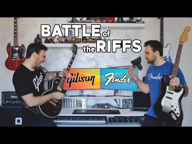 Battle Of The RIFFS: LES PAUL vs STRATOCASTER