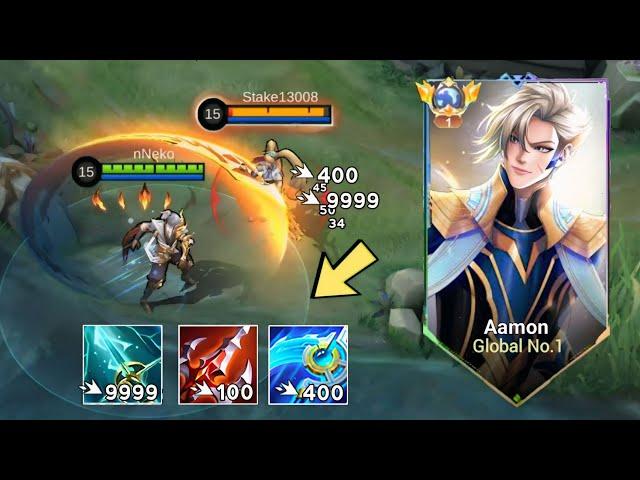 TANK KILLER!!️ AAMON UNLIMTED TRUE DAMAGE BUILD! META IN HIGH RANK!! (must try!)